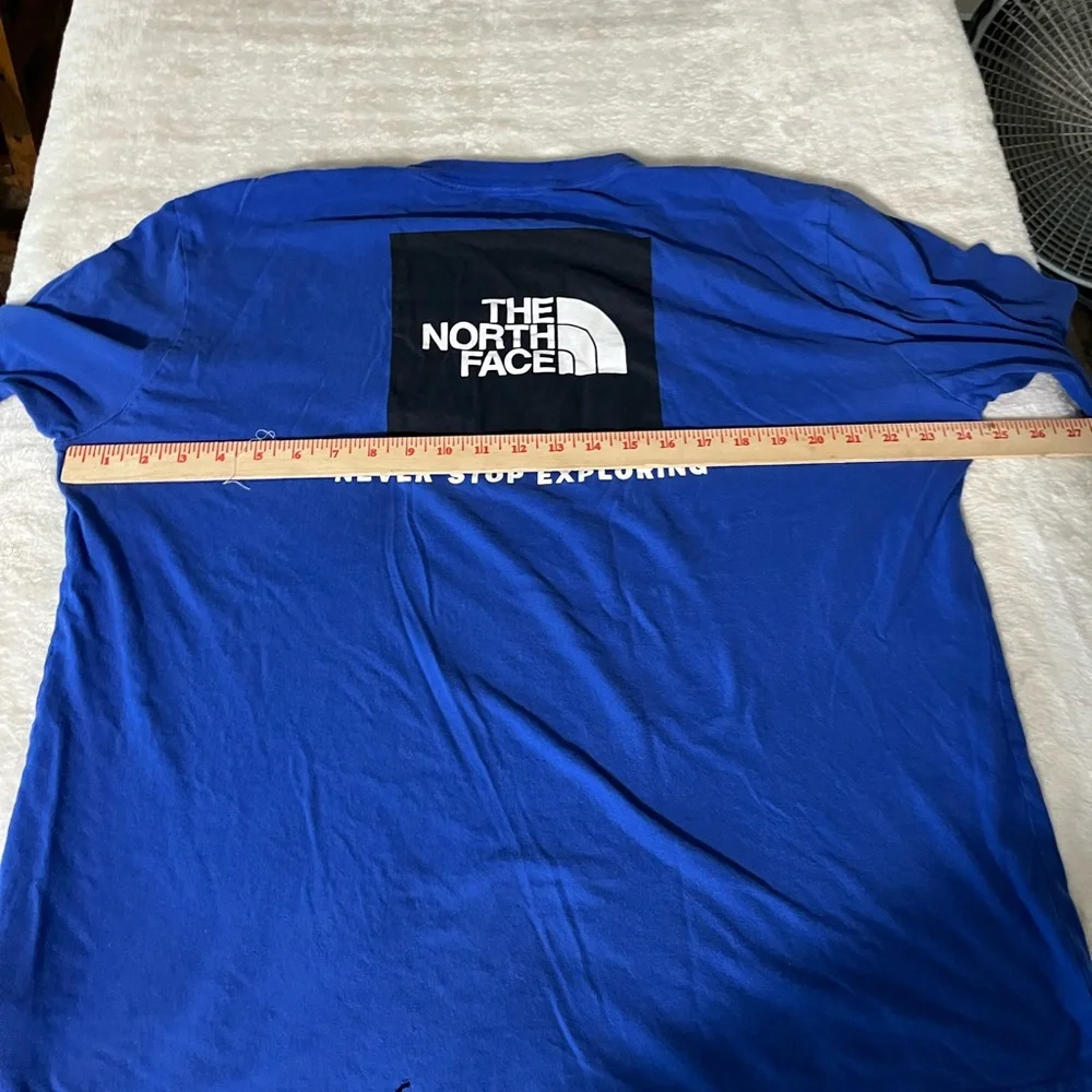 The North Face Blue Long Sleeve Shirt XL